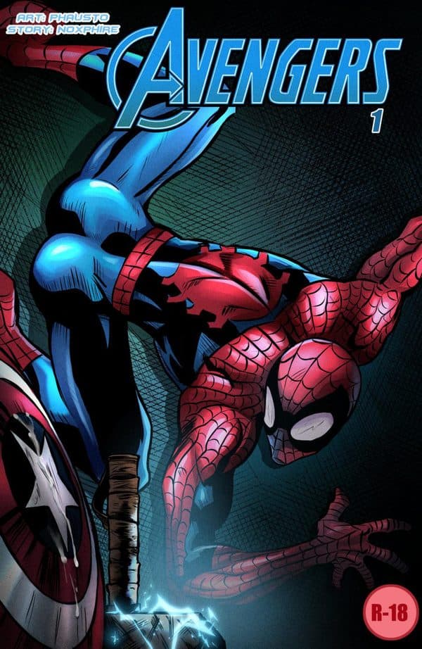 Avengers Avengers 1 (Thor Odinson x Hulk Robert Bruce Banner x Spiderman Peter Parker x Captain America Steve Rogers)