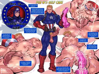 [Meat2Go/ JustTheMeat] MARVEL- Captain America’s PSA: Fappin’ With Cap’n