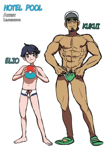 [Lilprincyvi] Pokemon Mini Comic – Hotel Pool – Pokemon dj [Eng]