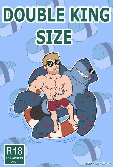 Teen Titans Double King Size (King Shark x John Constantine)